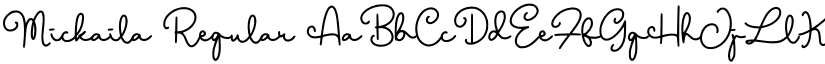 Mickaila Regular font