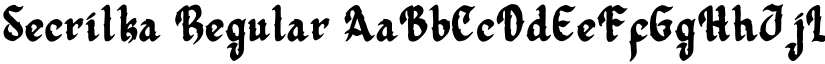 Secrilka Regular font