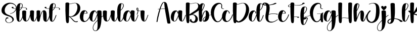 Stunt Regular font