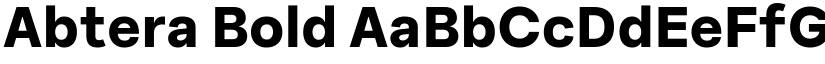 Abtera Bold font