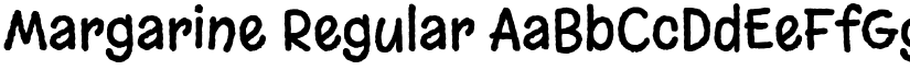 Margarine Regular font