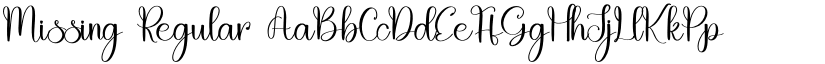 Missing Regular font