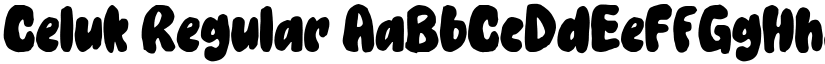 Celuk Regular font