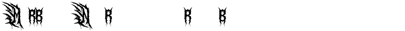 Morbion Necross Regular font