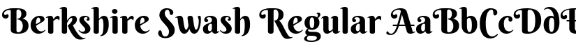 Berkshire Swash Regular font