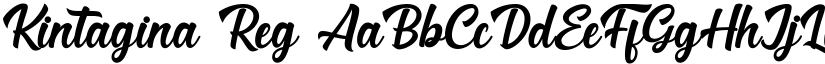 Kintagina Reg font