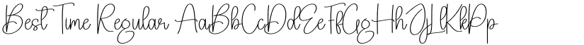 Best Time Regular font