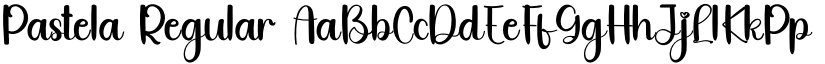 Pastela Regular font