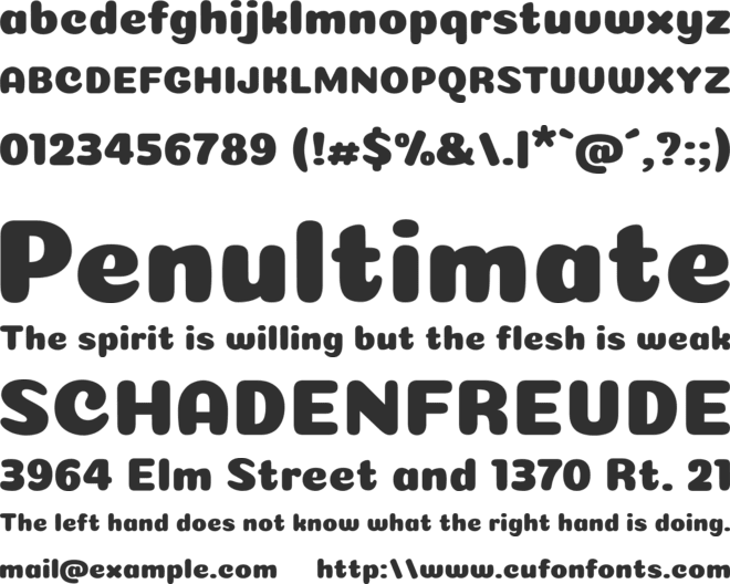 Coiny font preview