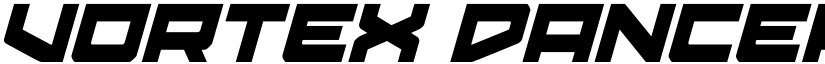 Vortex Dancer Condensed Italic Regular font