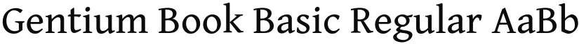 Gentium Book Basic font download