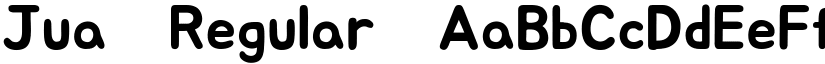 Jua Regular font