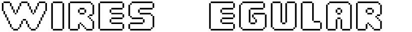 GUMBALL_THICK_wires Regular font