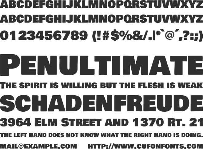 Bowlby One SC font preview