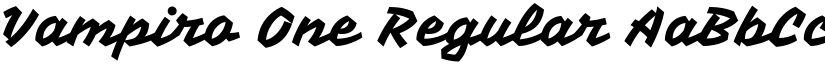 Vampiro One Regular font