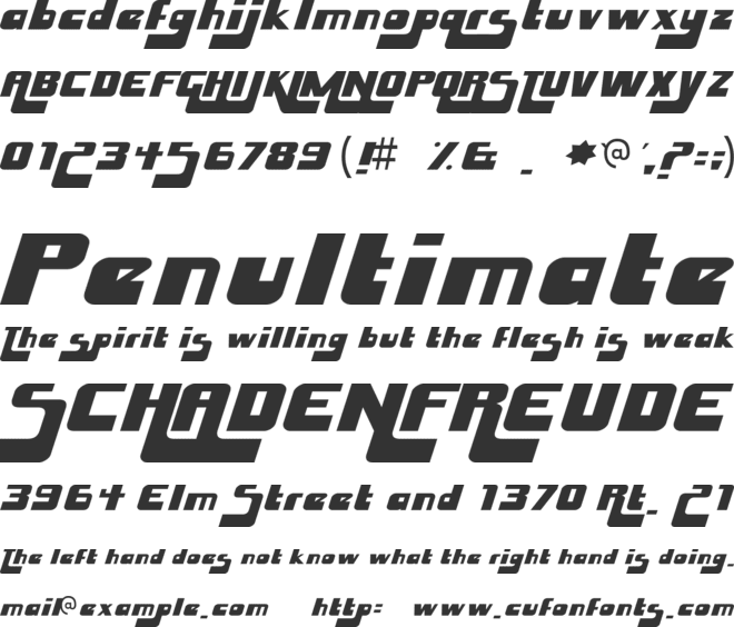 Husky Stash font preview