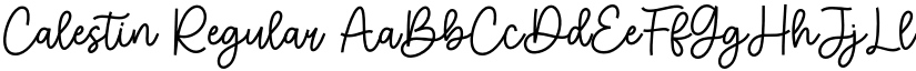 Calestin Regular font