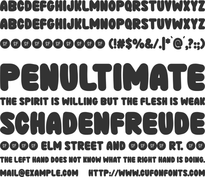 Revered Christmas font preview