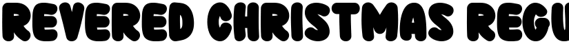 Revered Christmas Regular font
