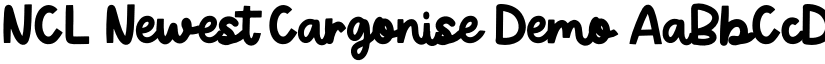 NCL Newest Cargonise Demo font