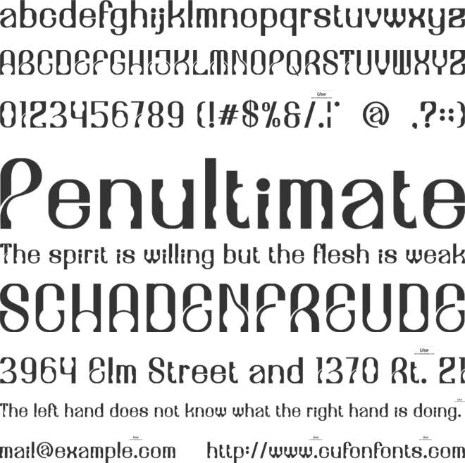 Kolasen Rafenya font preview