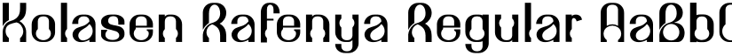 Kolasen Rafenya Regular font