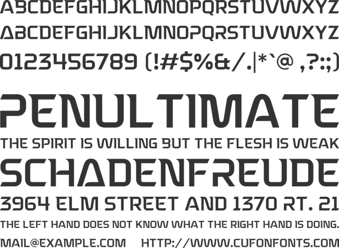 Aubrie Brevon font preview