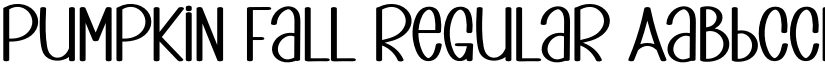 Pumpkin Fall Regular font