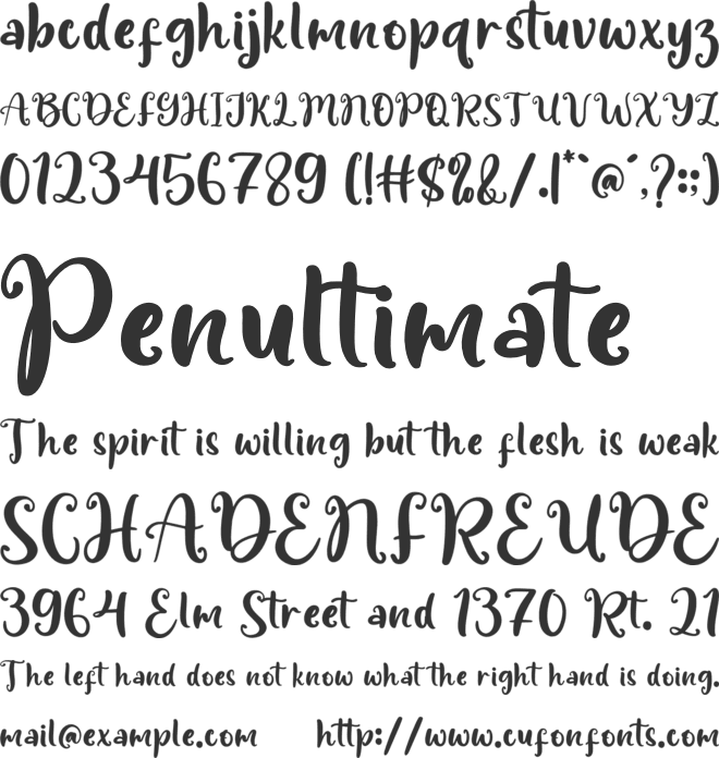 NCL Blovey Monjiteg font preview