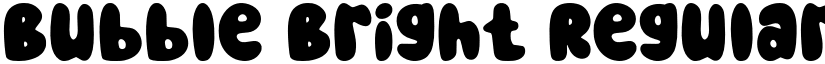 Bubble Bright Regular font