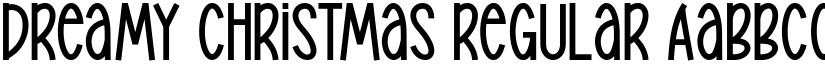 Dreamy Christmas Regular font