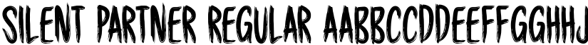 Silent Partner Regular font