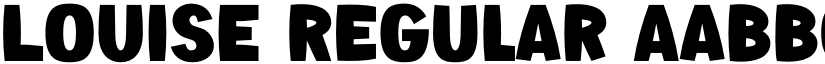 LOUISE Regular font