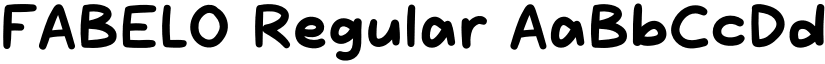 FABELO Regular font