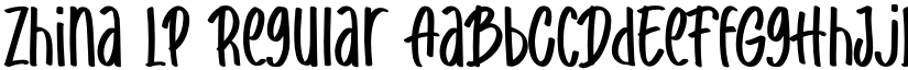 zhina LP Regular font