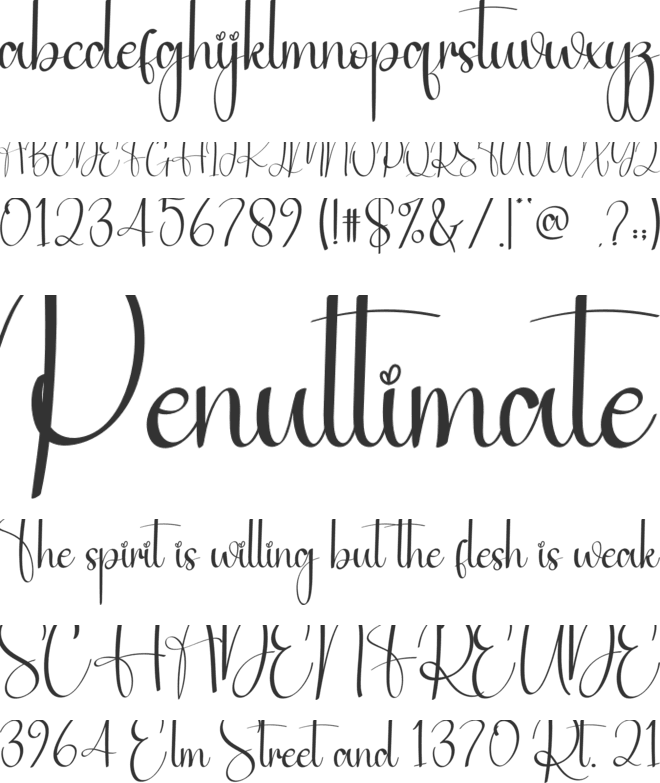 Fragrance font preview