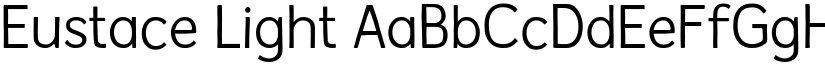 Eustace Light font