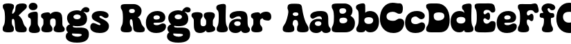 Kings Regular font