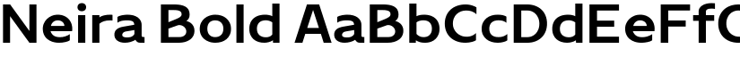 Neira Bold font