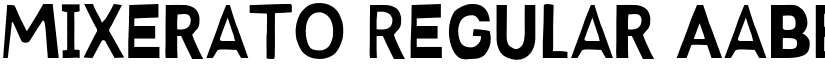 Mixerato Regular font
