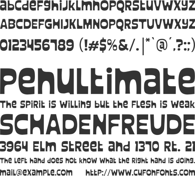 Shandy Molly font preview