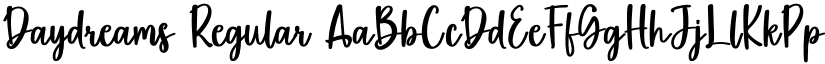 Daydreams Regular font