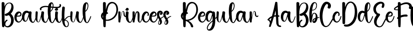 Beautiful Princess Regular font
