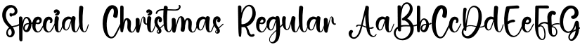 Special Christmas Regular font