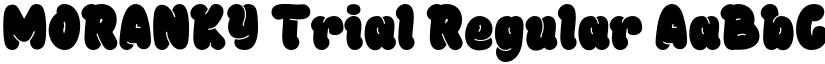 MORANKY Trial Regular font