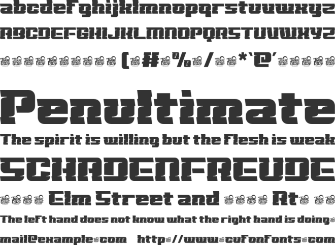 RENKES Trial font preview