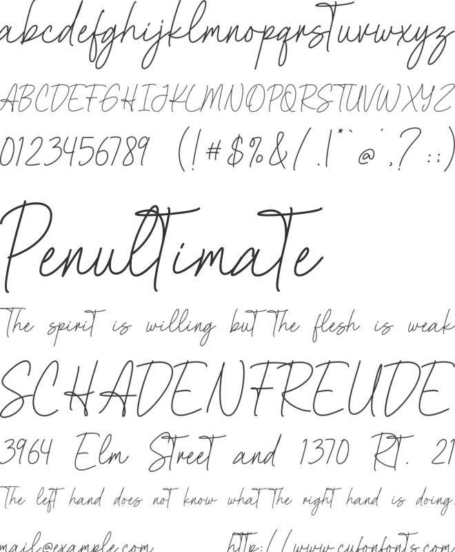 Celestial Dream font preview