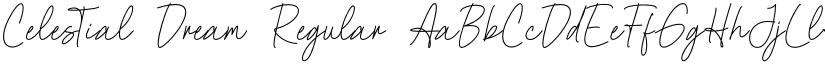 Celestial Dream Regular font
