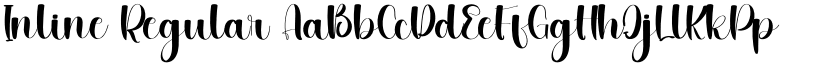 Inline Regular font