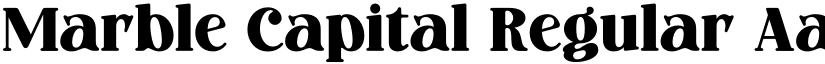 Marble Capital Regular font